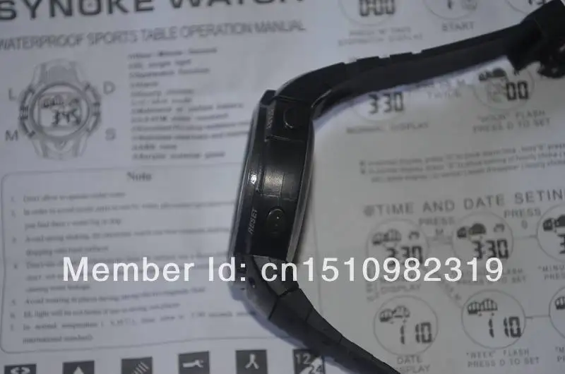 synoke sport watch instructions