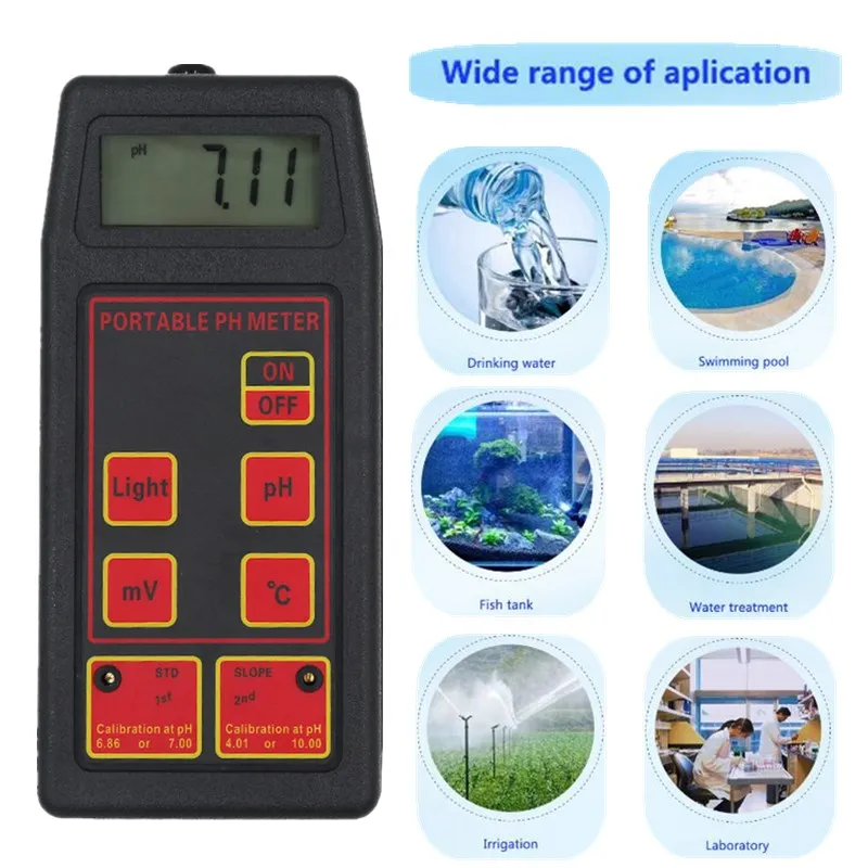 

Digital Multi-function 3 in 1 PH ORP Temp Meter Water Quality Monitor Multiparameter tester for Pools, Aquariums 40% off