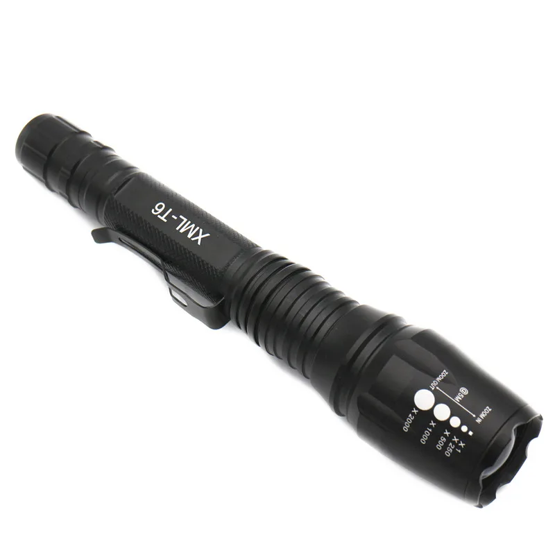 Zoomable фонарь es 6800lm CREE xml-T6 L2 светодиодный велосипедный флэш-светильник Zoom фонарь светильник ing лампа светильник+ 2x18650 батарея+ зарядное устройство+ зажим для велосипеда