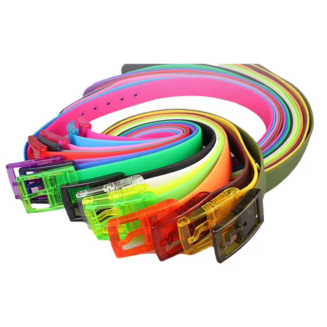 

New Waist Belt Plastic Women Transparent Resin Fashion Lady Waistband Colorful