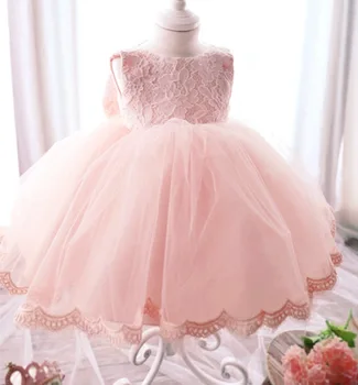 New Baby Girl Princess Wedding Party Flowers Dress