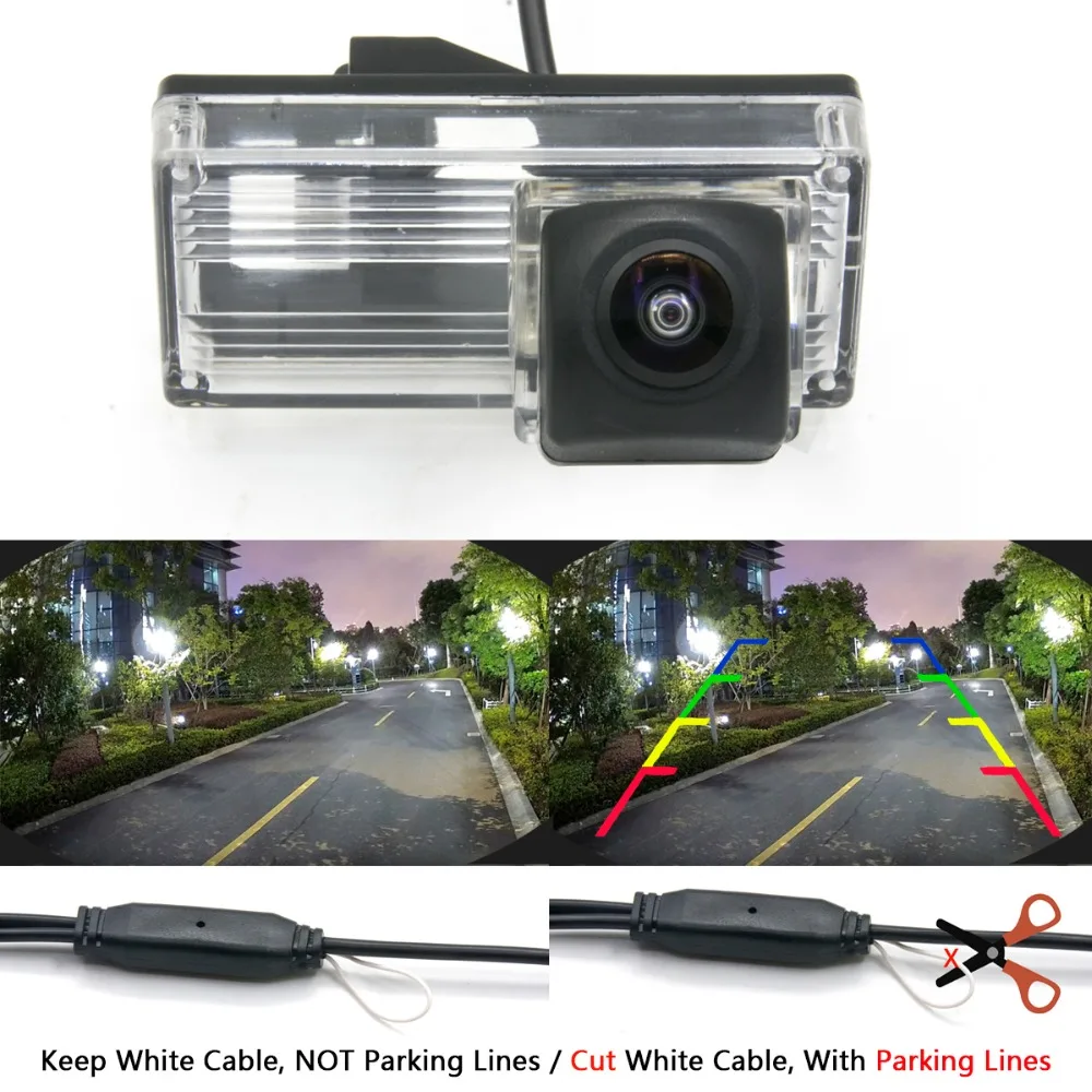 175 градусов HD камера заднего вида для Toyota eiz Land Cruiser 120 Prado LC100 LC200 монитор парковки водонепроницаемый