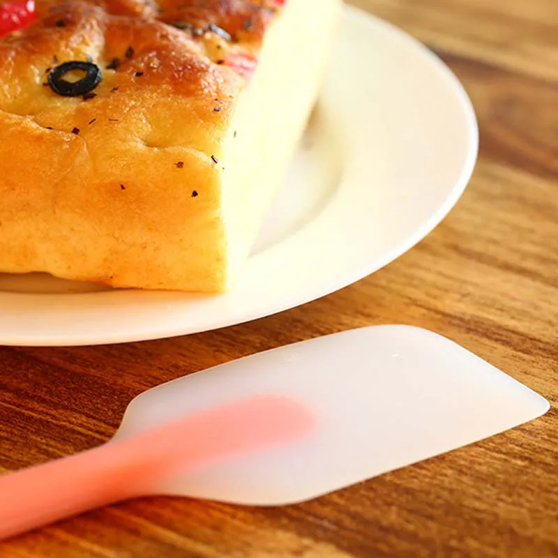  Non Stick Baking Silicone Spatulas Cake Flour Mixing Scraper Oil Bread Scraper Silicone Spatula 66C