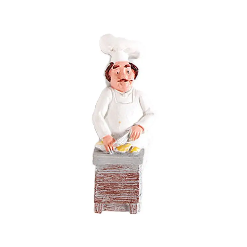 3D Смола шеф-повара хлеб холодильник магнит холодильник дома Кухня украшения аксессуары сувенир из поездки подарок - Цвет: 03