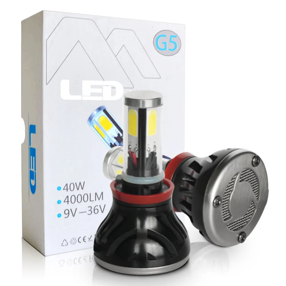 80W 8000LM H11 Led Auto Koplamp H8 H9 Auto Led Light 6500 K Auto