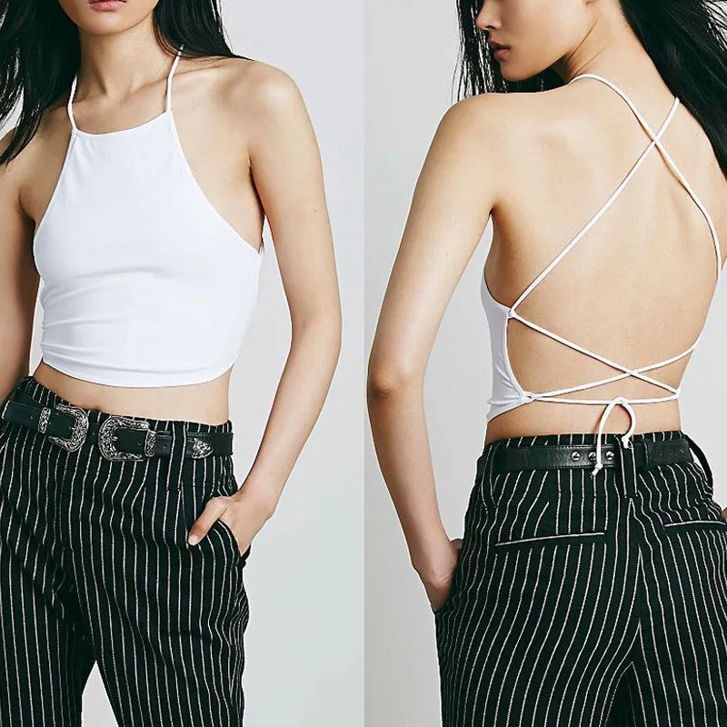 yellow and red crop top