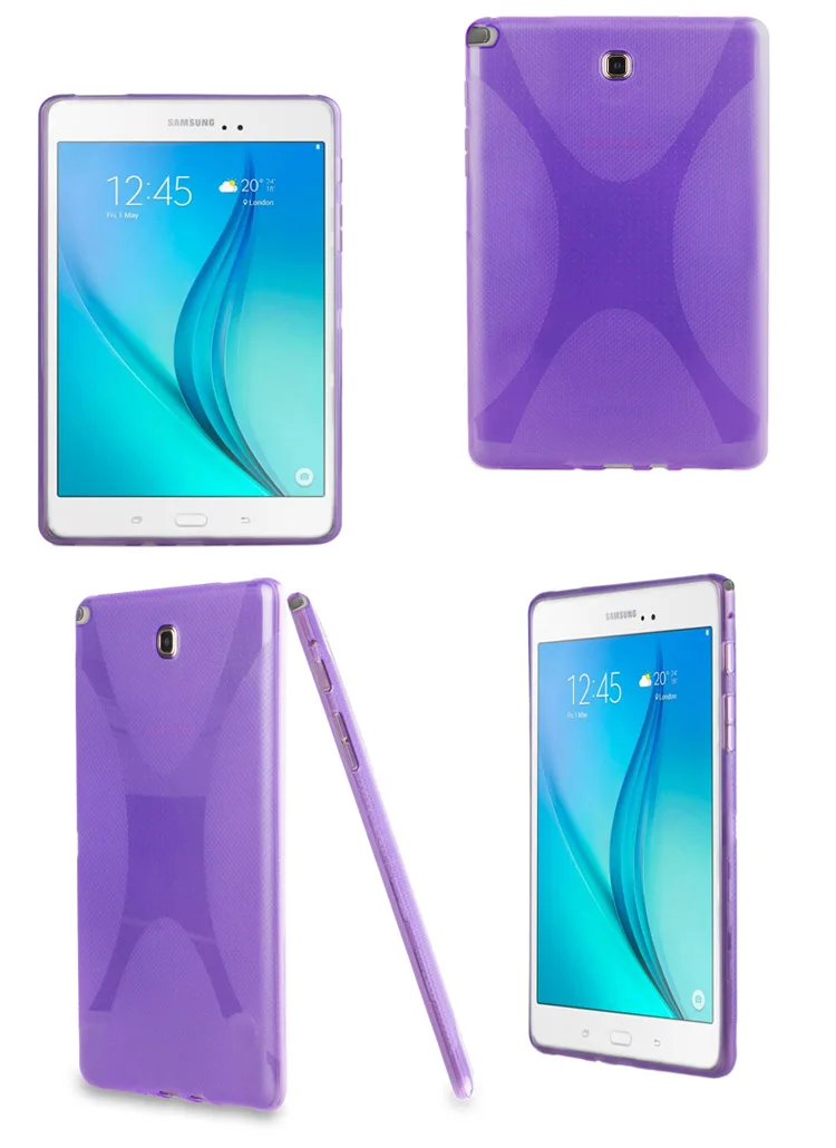 

X Line soft Silicone Rubber TPU Gel Case Back Cover Skin Shell for for Samsung Galaxy Tab A 8.0 inch T350 T351 T355 SM-T355