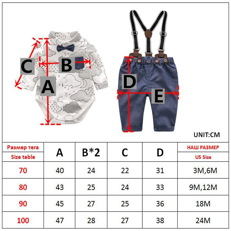 Одежда для новорожденных мальчиков г. Строгий комплект, стиль, хлопковая нарядная одежда с бантом для маленьких джентльменов комбинезон+ брюки с поясом