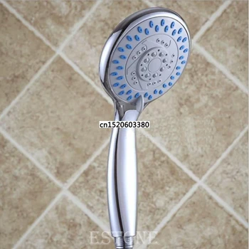 

Free_on New Chrome Anti-limescale Home Bathroom Universal 5 Mode Function Shower Head