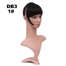 Girlshow синтетические волосы заколка для волос короткой бахромой с плетеная головная повязка для волос тупым взрыва DB3 ", 16 Цвета 50 г(1 шт
