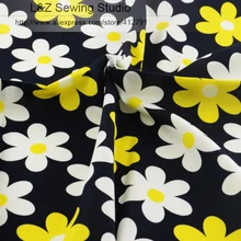 1 метр х 145 см в ширину темно-цветок ситцевой ткани детская одежда ткани модные материал изделия Лоскутный