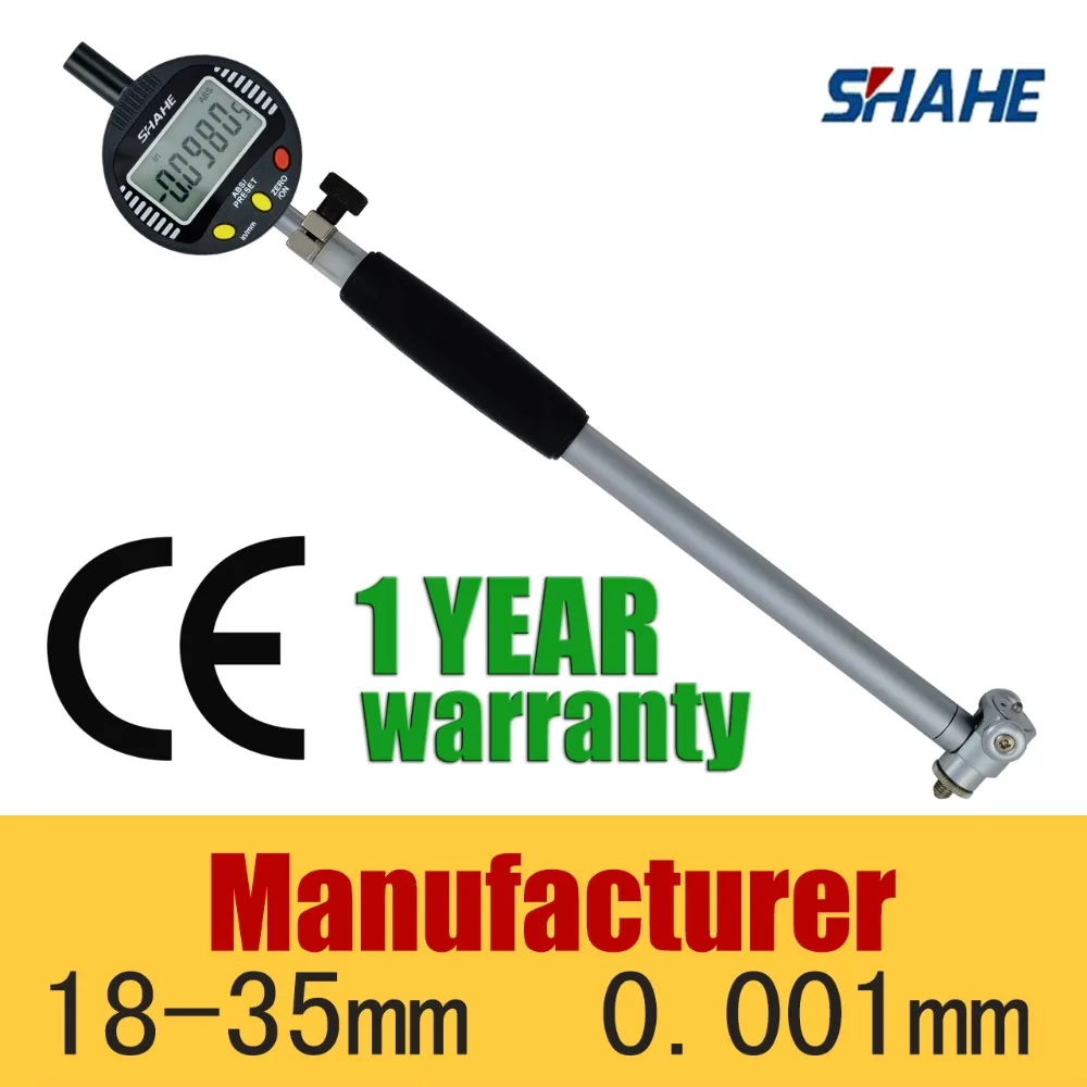 

0.001mm Digital Micron Bore Gauge dial gauge Measurement for Diameter 18-35mm bore gauge