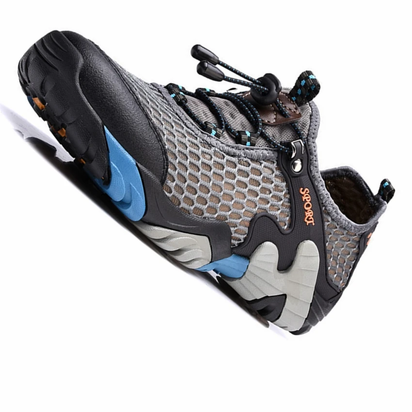summer sport breathable mesh hiking shoes men non slip outdoor camping