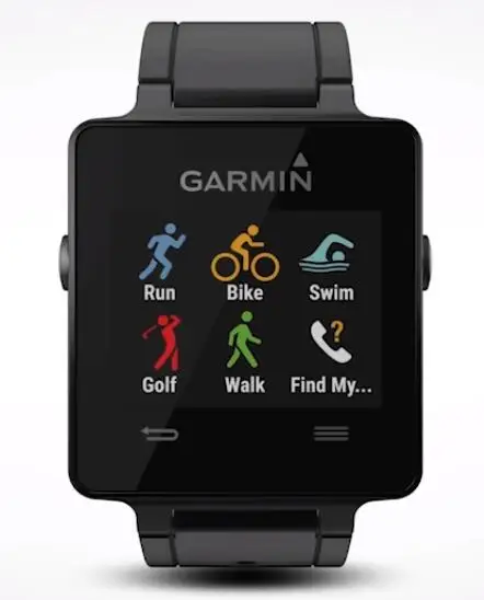 Оригинальные gps часы Garmin vivoactive, для плавания, гольфа, верховой езды, gps, умные часы, водонепроницаемые цифровые часы, спортивные часы