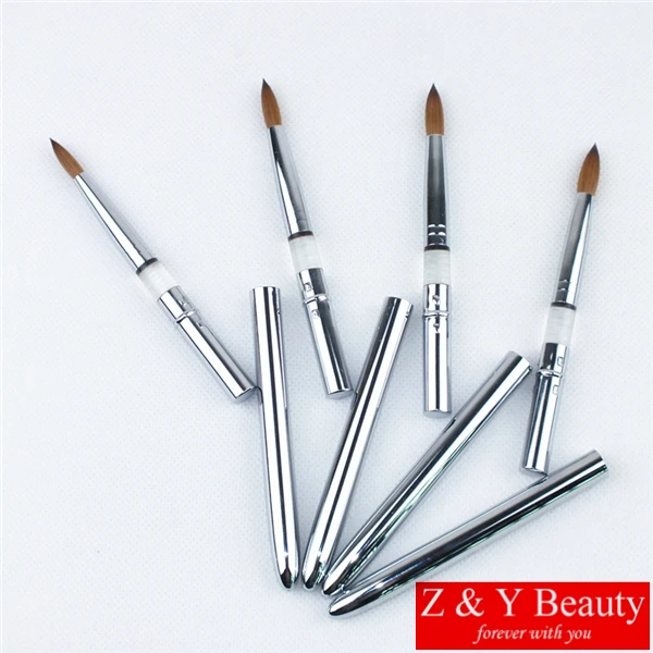 

Factory Direct,Size 24,100% Kolinsky Acrylic Nail,All Copper Brush with Cap,Free Shipping