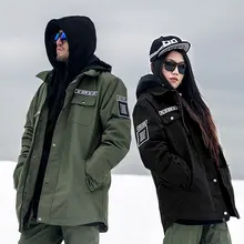 

2017 Doorek Professional Men Women Winter Ski Jacket Warm Waterproof Breathable Skiing Snowboard Clothing Hooded Jacket