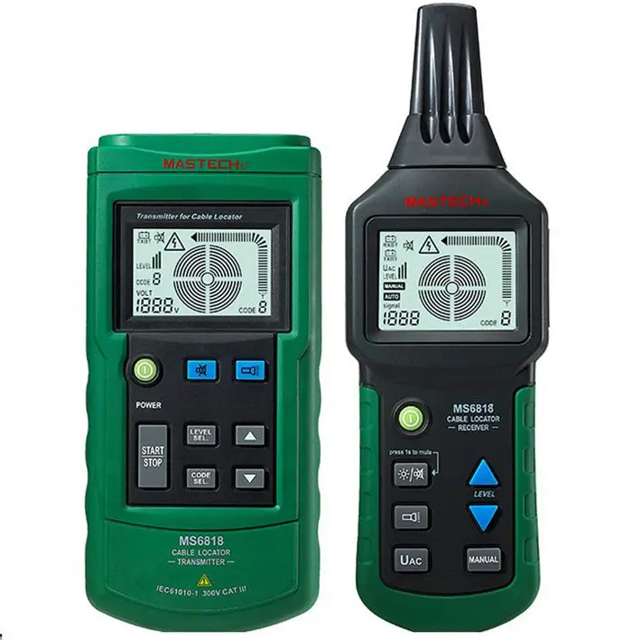 

MASTECH MS6818 Multi-function cable detector, cable short-circuit \ circuit fault diagnostic.