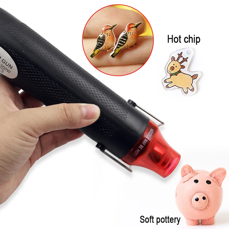 300W Heat Gun Hot Air Electric Power Tool 110V DIY US Plug Supporting Seat hot air gun heat gun mini hot air gun