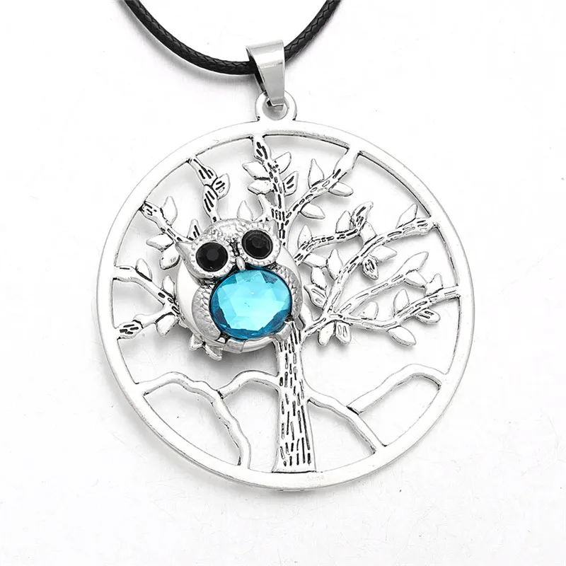 Модные защелки ювелирные изделия 18 мм и 12 мм Сова Дерево жизни DIY ожерелье с кнопкой для женщин талисманы подарок
