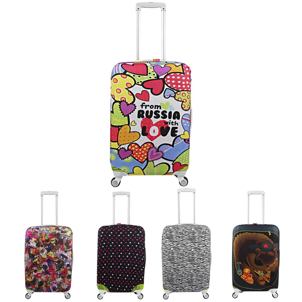 Elastic Travel Luggage Cover Thicken Suitcase Protective Covers Travel Accessories Suitcase ...