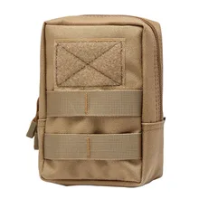 Military Tactical 600D Multifunctional Waist Bag Outdoor EDC Molle Pouch Tool Zipper Waist Pack Accessory Durable Belt Pouch 600d military tactical molle unisex clay dragon tactical belt durable canvas hunting material outdoor utility accessories