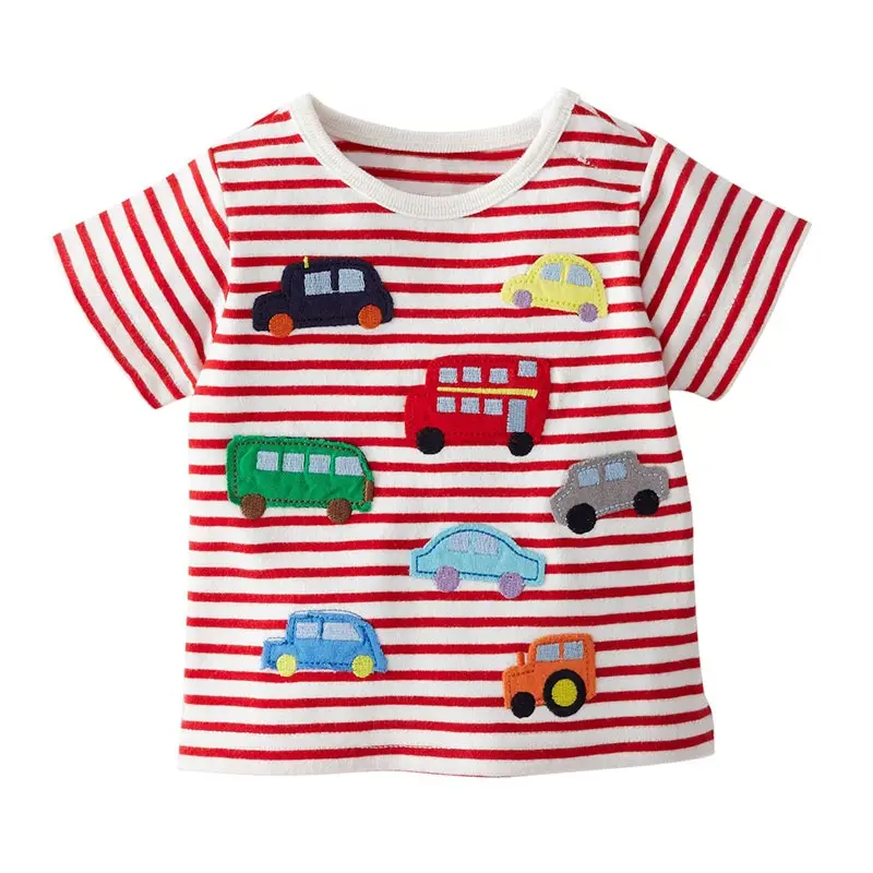Детская футболка для девочек и мальчиков одежда для малышей летняя футболка для мальчика дизайнерская хлопковая футболка с героями мультфильмов для детей 1–6 лет - Цвет: As Picture