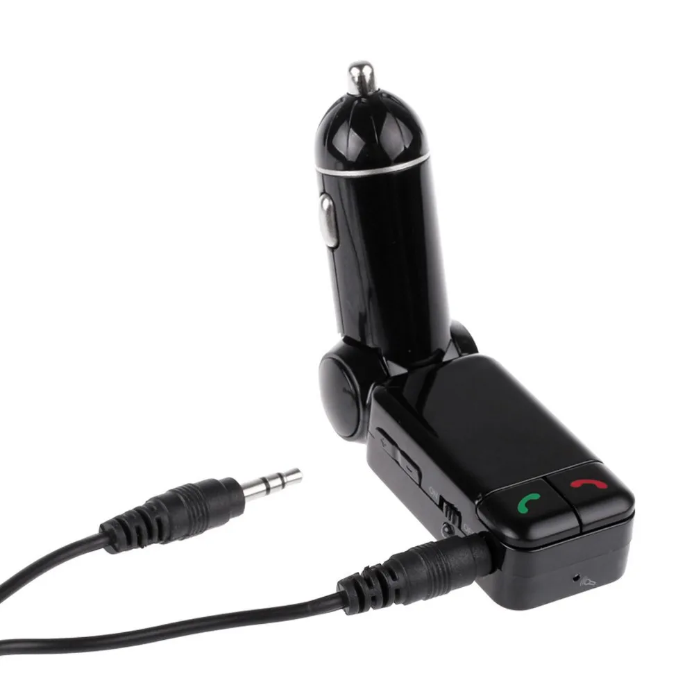 Беспроводной автомобильный fm-передатчик Bluetooth Автомобильный MP3 аудио плеер FM модулятор автомобильный комплект громкой связи USB Зарядное устройство для iPhone и для Android