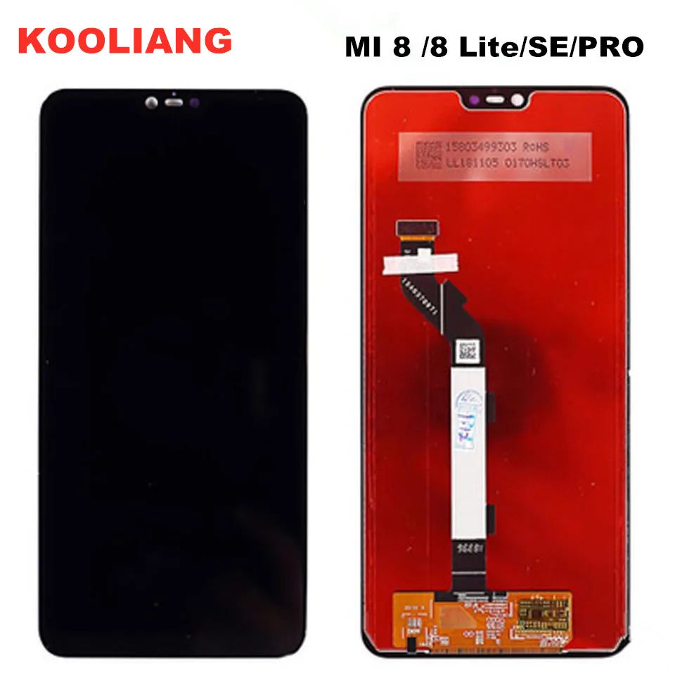 

6.26' For Xiaomi 8 lite 8x LCD Display With Touch Screen Assembly Replacement For Xiaomi 8 8SE 8 Pro LCD Digitizer