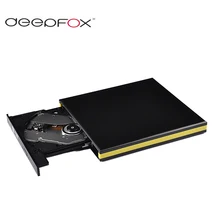 Deepfox-Grabadora de DVD-RW portátil USB 3,0, grabadora de CD-RW, Unidad óptica, CD, DVD, ROM