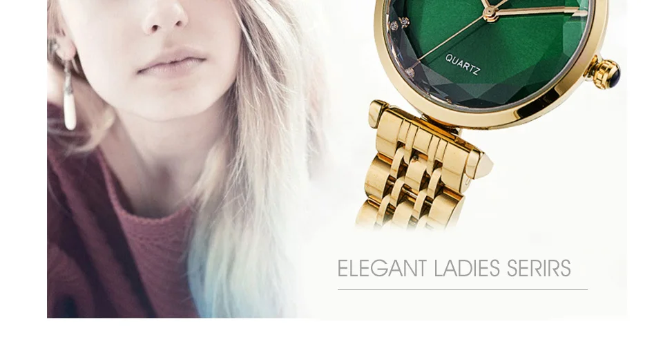 IBSO, высококачественные женские часы из нержавеющей стали,, Алмазная огранка, Стильные стеклянные кварцевые часы, женские повседневные часы, Montre Femme