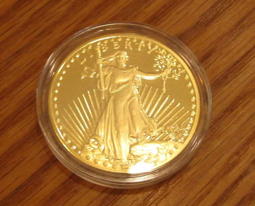 

Custom Gold Plated Challenge Coin With Gift Box cheap custom made gold coin high quality custom made usa Coin