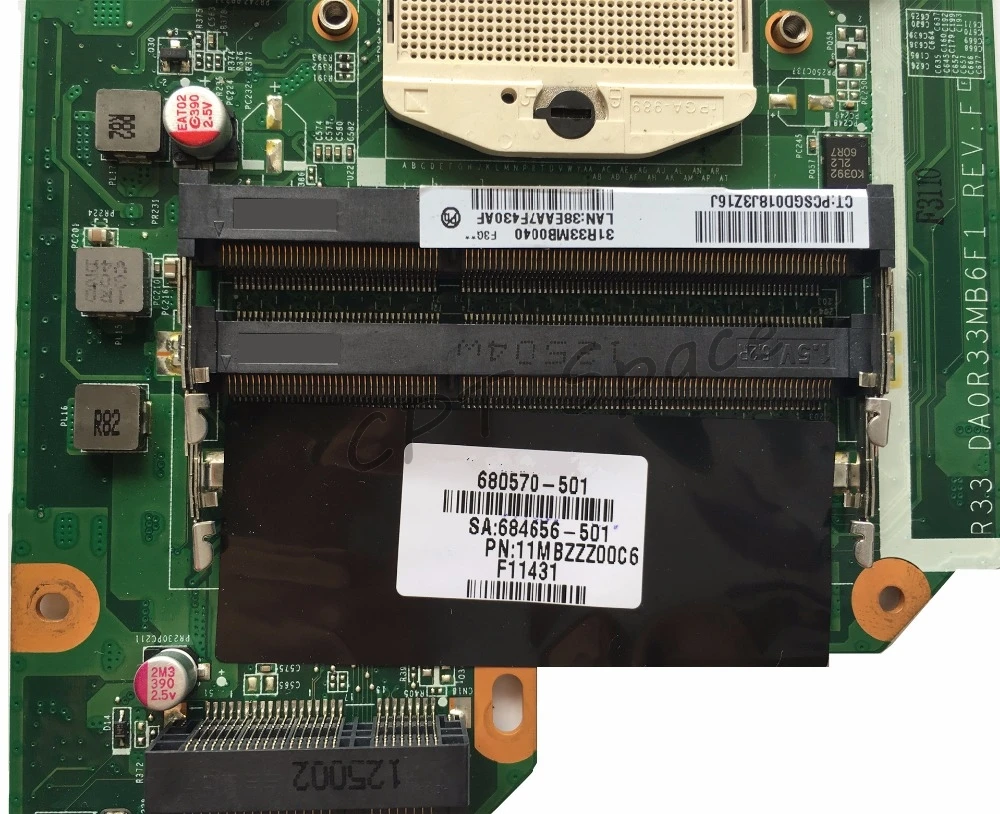 680570-001 لوحة رئيسية لأجهزة HP G4-2000 G6-2000 G7-2000 اللوحة المحمول 680570-501/680569-001 DA0R33MB6F1 HM76 HD 7670 M 1 GB