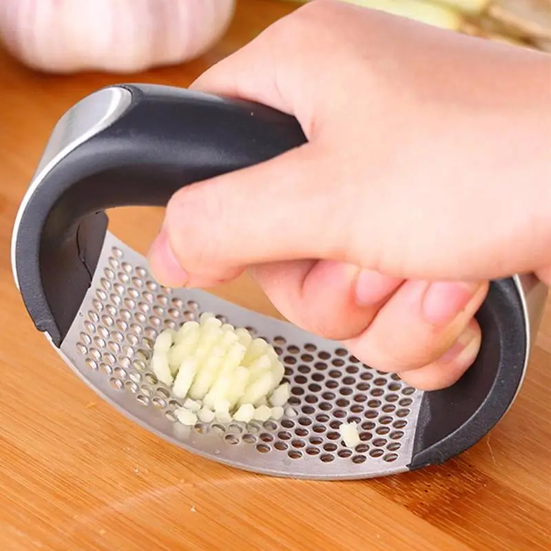 1pcs Stainless Steel Garlic Presses Manual Garlic Mincer Chopping