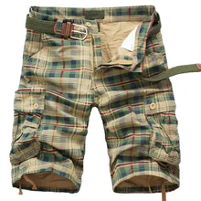 Летние модные новые мужские повседневные изысканные клетчатые шорты/мужские прямые женские брюки свободные шорты
