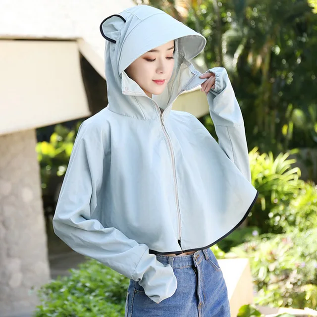 2019 New UV Sun Protection Clothing Waterproof Long Sleeve Shirt Women