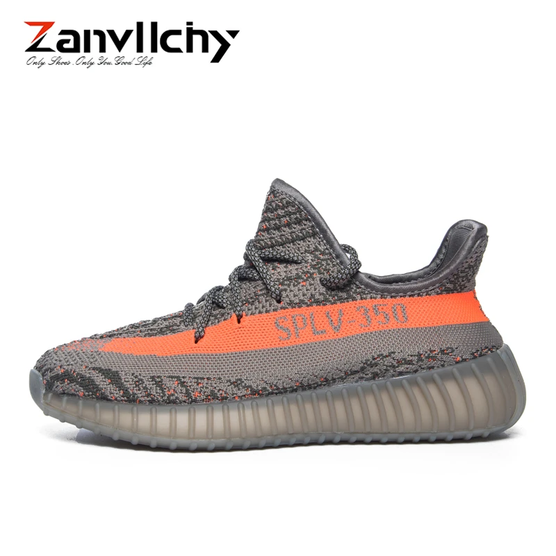 

Zanvllchy Top Quality Men's Casual Shoes Kanye Y 350 Breathable Sneakers Men Summer Mesh Mens Trainers Light Chaussure Homme