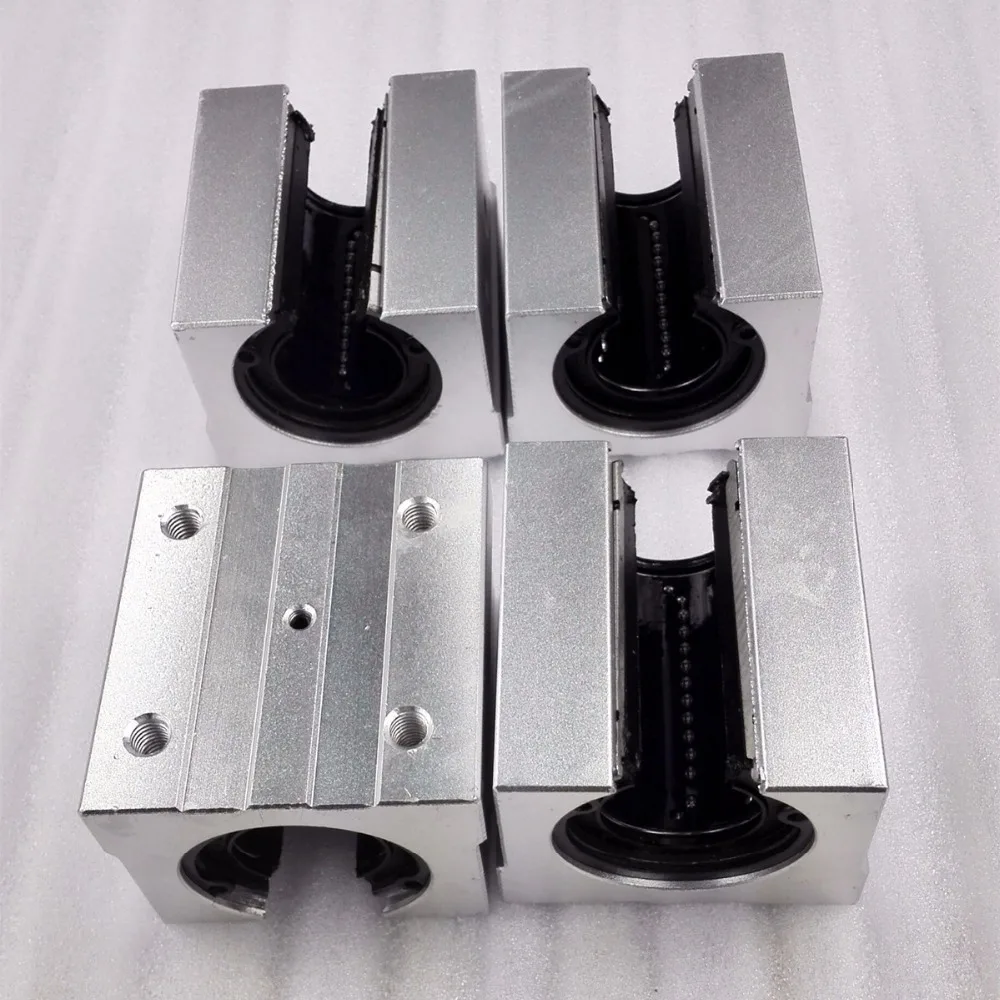 8pcs SBR20UU Open Style Linear Bearing Slide Block 20mm Linear Block