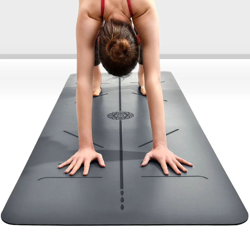 

1830*680*4mm TPE Yoga Mat with Position Line Non Slip Carpet Mat For Beginner Environmental Fitness Gymnastics Mats