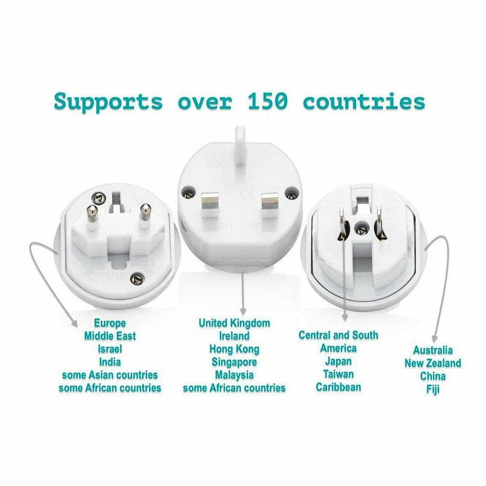 Universal Travel power plug adapter plug adapter US UK AU EU Multi-function Charger Socket Converter Electrical Outlet Adaptor Plug