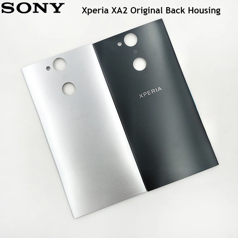 Оригинальный аккумулятор задняя крышка корпуса для sony Xperia XA2 дверь запасной