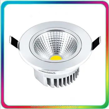 

12PCS Warranty 3 Years Thick Housing 7W COB LED Downlight Dimmable LED Down Light Recessed Ceiling Spot Bulb Lighting