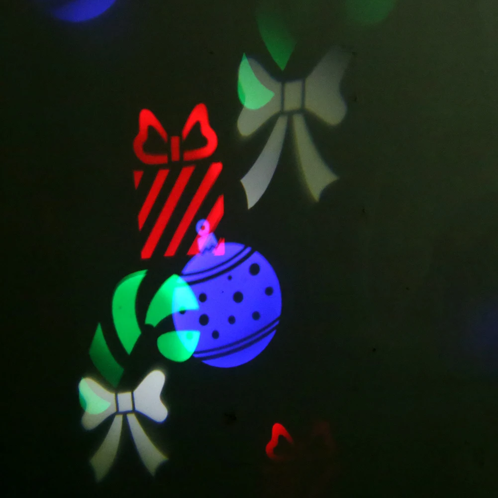 10 узоров Рождественский лазер снежинка проектор огни Открытый водонепроницаемый диско огни Хэллоуин украшения для дома и сада