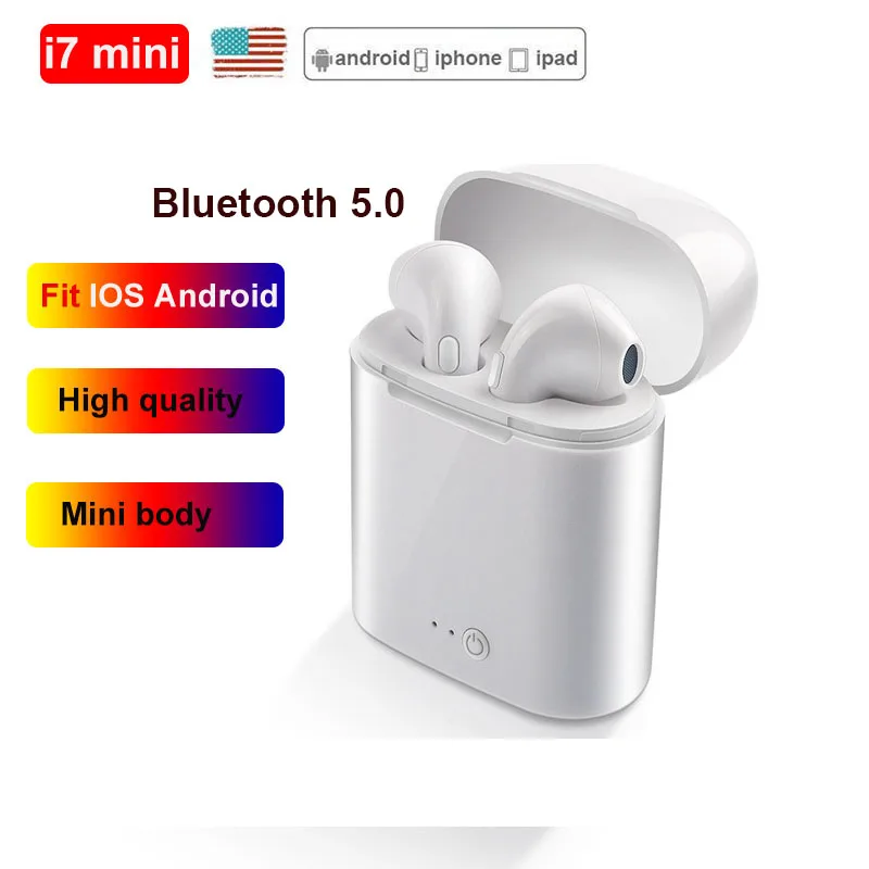 

i7s i7mini TWS Mini Wireless Bluetooth Earphones Sport Headsets With Charging Box Mic For all Phone pk i10 i11 i12 i14 Earphones