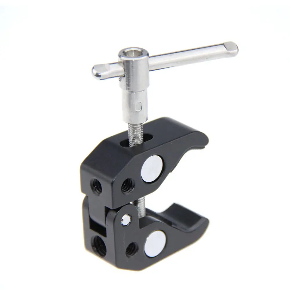 

Crab Pliers Clip Super Clamp For DSLR Rig LCD Monitor Studio Light Camera Magic Arm Photo Studio Accessories 2017 Hot Sale