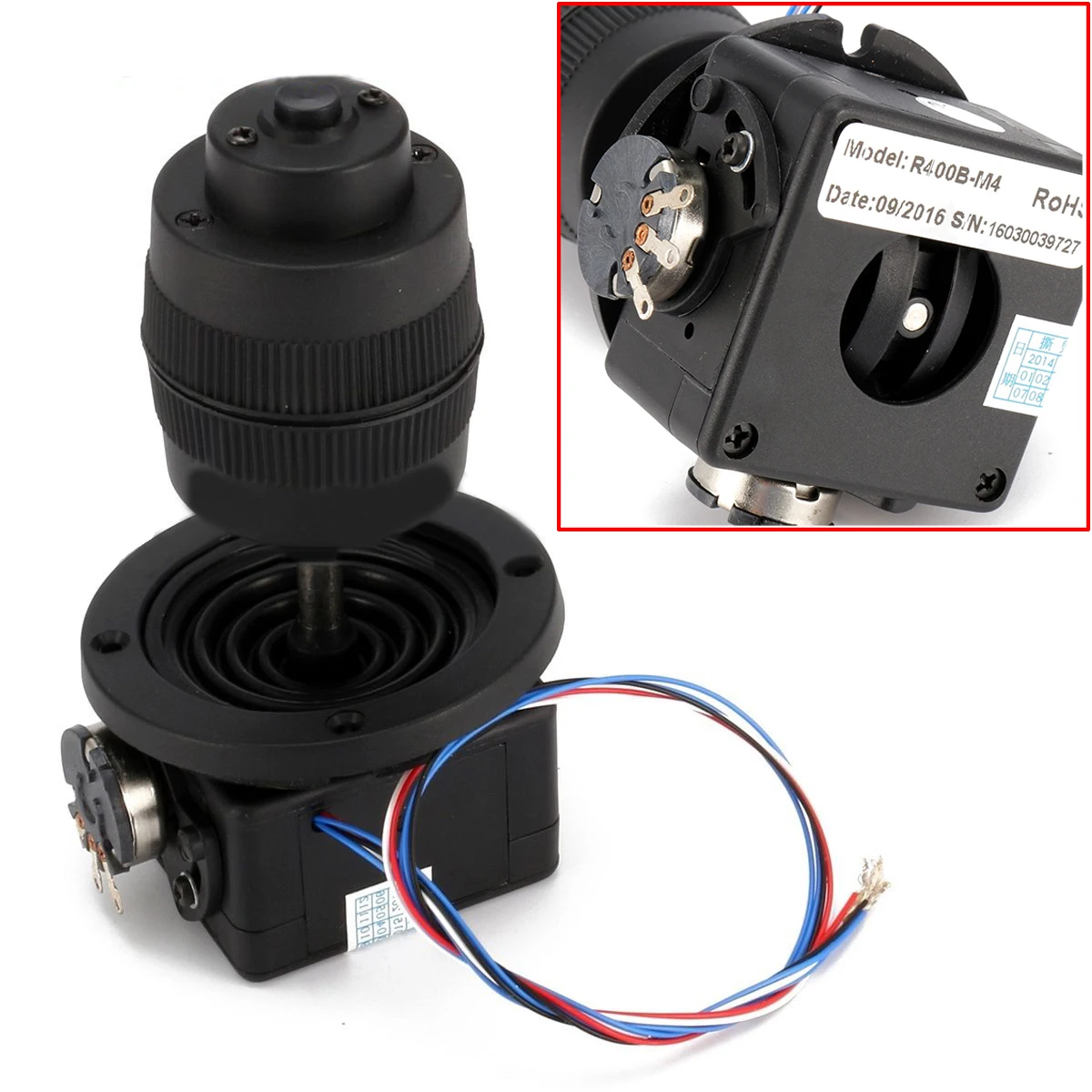 

100% brand new 49.6*94.5mm Joystick potentiometer Industrial Control system AccessoryFor JH-D400X-R4 10K 4D Strong and durable