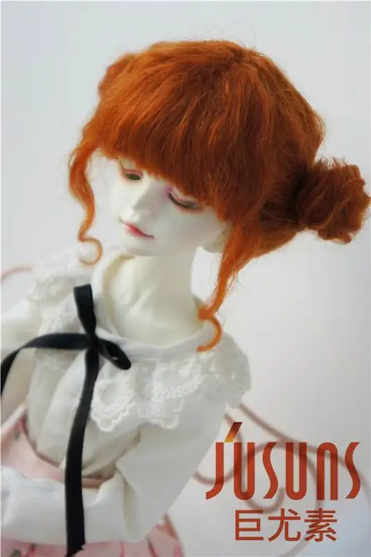 JD406 MSD мохер кукла парик 1/4 прекрасный два пони bjd куклы парик 7-8 дюймов кукла аксессуары