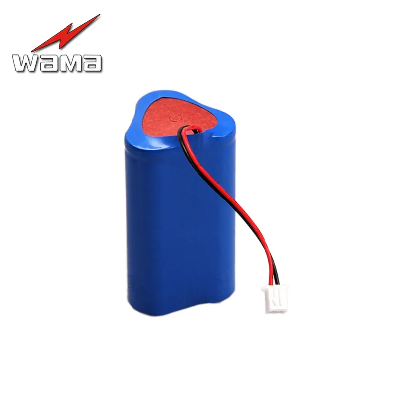 1x Wama 6600 mAh 18650 3,7 V литий-ионные перезаряжаемые литиевые батареи пакеты для рыбалки фонарь со светодиодами 3 шт параллельно