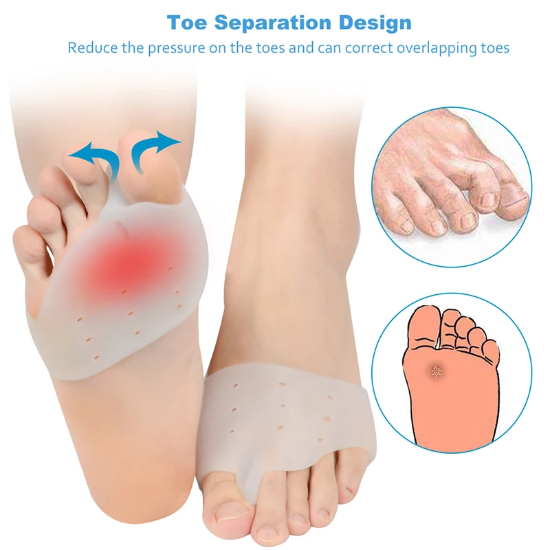 Силиконовая стелька для разделения вальгусной деформации|silicone orthotics|bunions siliconinsoles
