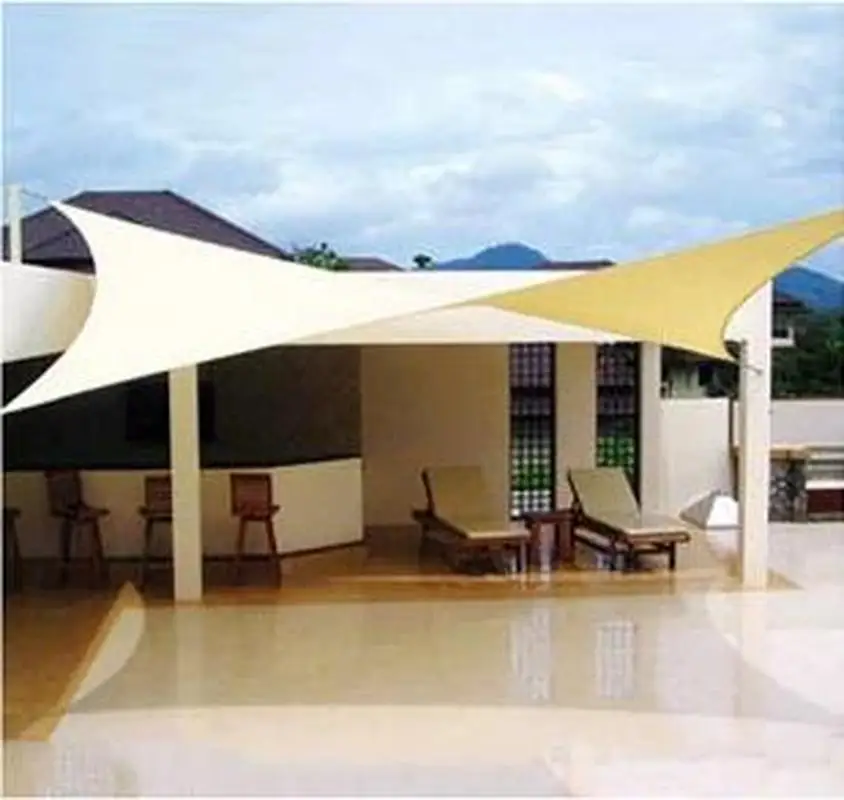 Grossa ao ar Pátio com Jardim Criptografar 4×6 m pu Praça Sombra Vela à Prova d’ Água Livre Sun Sombra Net Anti uv Toldo Dossel Carro Varanda