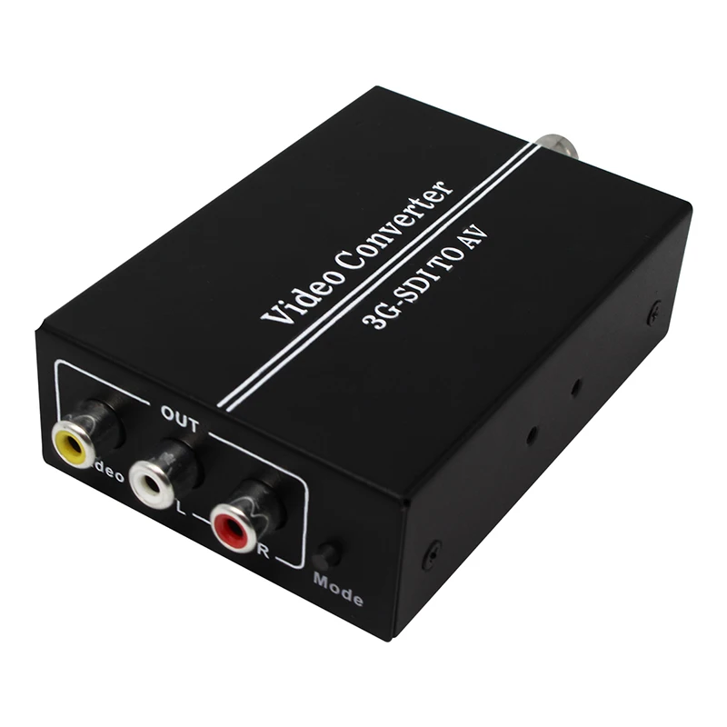 Аналоговый преобразователь HD SD 3G SDI BNC в AV CVBS PAL/NTSC RCA Video L/R для HDTV|3g sdi|audio converterrca video |